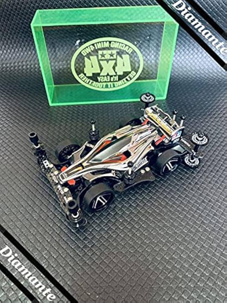 ミニ四駆 エアロアバンテ ブラック メタリック フルカスタム  1 作成中 ミニ四駆 エアロアバンテ ブラック メタリック フルカスタム 1